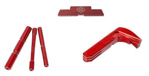Cross Armory CRG4OKRD 3 Piece Kit for Glock Gen4 Red Anodized