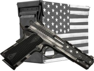 Citadel M1911 Flag 45 ACP 5 in Stainless Steel Barrel Gray Cerakote 8+1