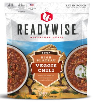 ReadyWise RW05001 Chili Mac w/Beef 2.5 Servings Resealable Pouch