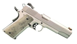 KIMBER Custom LW 1911 9mm 5" 9rd Pistol w/ Night Sights - Stainless / Ghillie G10 Grips