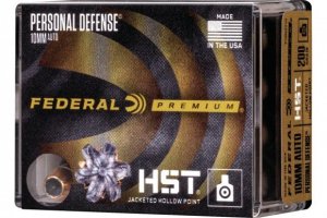 Federal Premium Ammunition P10HST1S 10mm Auto 200gr HST JHP 20 Rounds