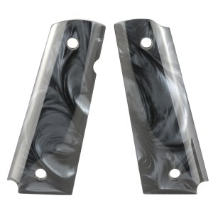Hogue 45418 Polymer Grip Ambi-Cut Black Pearlized