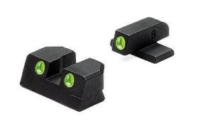 Meprolight ML10110 Fixed Night Sight Sig Sauer 9mm/.357 Green Front/Rear