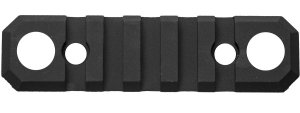 GrovTec US KeyMod Rail 3.1In 5-Slot Push-Button Bases Black