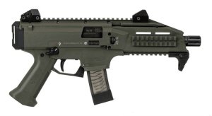 CZ-USA 91355 Scorpion EVO 3S1 9mm 7.75" OD Green 20rd Threaded Barrel
