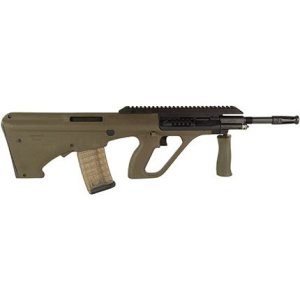 Steyr AUG A3 M2 300BLK Green Waffle Mag STE AUGM2GRNEXT300