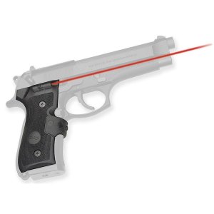 Crimson Trace 0119201 LG-402 Lasergrips Black Red Laser Beretta 92/96/M9