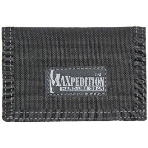 Maxpedition Micro Wallet Black Nylon RFID Blocking