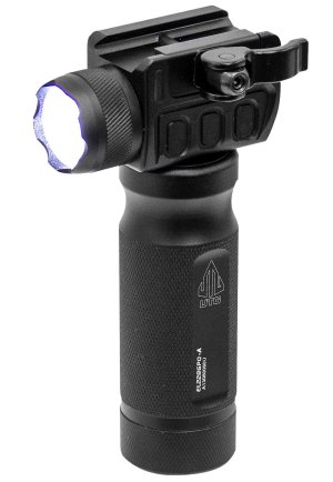 Leapers MNT-EL228GPQ-A Quick Detach Grip Light 400 Lumens Black Aluminum