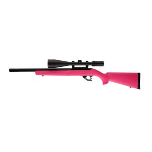 Hogue 10-22 Rubber Over-Molded Stock Pink Standard Barrel Channel