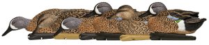 Avian X AVXAVX8080 Topflight Blue-Winged Teal Decoys 6-Pack