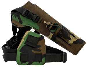 Cole-Tac VW206 Varmint Wrangler Pistol Holder Chest M81 Woodland Left Hand