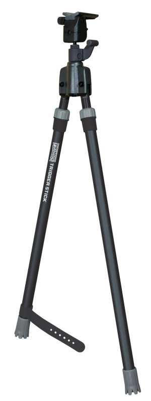 Primos 65826 Bipod Medium Steel Black Gray QD Sling Swivel Stud