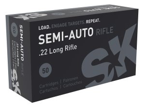 SK Semi-Auto Rifle Rimfire Ammunition .22 LR 40 gr LRN 1132 fps 50/ct