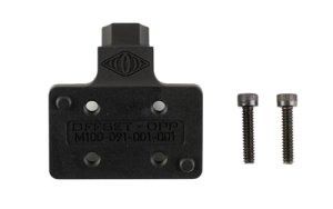 Reptilia 100-232 AUS Offset Mount, Anodized Black, 37° for Delta Point