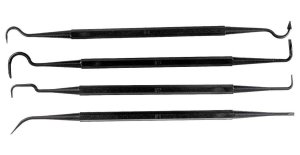 Tapco TAP22015 Gun Pick Tool Set Black Cleaning 4 Pack