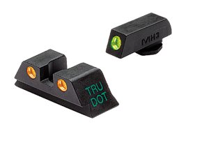 Meprolight 102243301 Tru-Dot Green/Orange Tritium Sight Set Glock 17-39