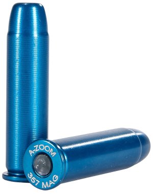 A-Zoom Snap Caps .357 Magnum Aluminum Blue 12 Pack 16319