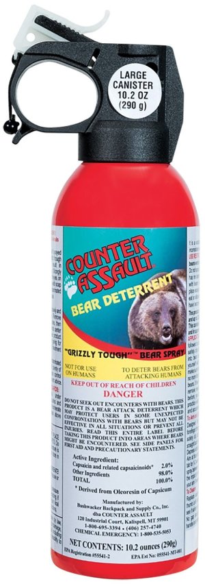 Counter Assault 15067027 Bear Spray 10.2/8.1 oz Combo with Holsters