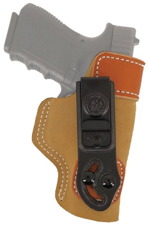 DeSantis 106NA02Z0 Sof-Tuck IWB Holster Tan Leather/Suede RH S&W J Frame