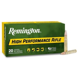 Remington 21499 High Performance .35 Whelen Ammo, 250 Grain PSP, 20 Rounds, Brass Case, Ideal for Big Game Hunting