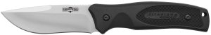 Camillus 19232 Western Black River 3.75" Fixed Blade Knife, Rubber Handle