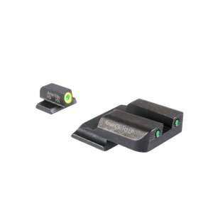 AmeriGlo SW-822 Trooper Tritium Sight Set for S&W M&P Shield Green