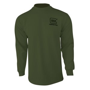 Glock AP96067 Military Green Long-Sleeve Pre-Shrunk Cotton Tee