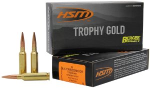 HSM 65CRD130VLD 6.5 Creedmoor 130gr Berger VLD Hunting Ammo 20 Rounds