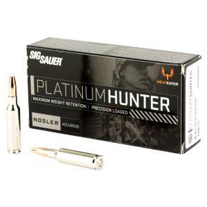 Sig SAUER Platinum Hunter 6.5Crdmr 140Gr Nosler Accubond Ammo E65CMPH140-20