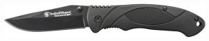 S&W SWA25 3.25" Black Blade Rubber Handle