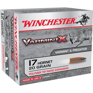 Winchester Ammo X17P Varmint X 17 Hornet 20 gr Polymer Tip Rapid Expansion 20 Bx/10 Cs