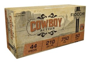 Fiocchi 44SCA .44 Special 210 Grain Lead Flat Point 50 Rounds