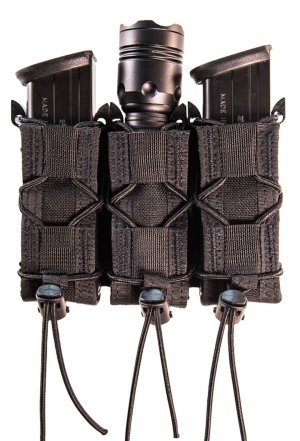 High Speed Gear 13PT13BK TACO Triple Mag Pouch Black Nylon