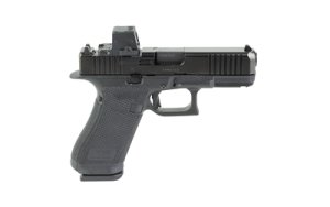 GLOCK 45 Gen 6 9mm 4.02 In 10-Rounds DLC Black Holosun EPS Carry 2 MOA view 2