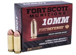 Fort Scott Munitions 10MM124SCV 10mm 125gr Solid Copper 20rd
