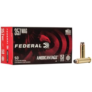 Federal Premium AE357A 357 Magnum 158 Grain Jacketed Soft Point 50 Rounds