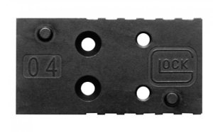 Glock MOS Adapter Plate 04 Fits G17 G19 G34 G45 G47 Black