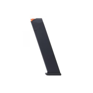 Glock 19 Gen5 9mm 24rd Floor Plate 01 Orange Follower Magazine