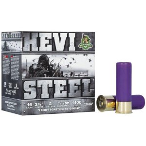 HEVI-Shot HEVI-Steel Shotshell 16ga 2-3/4 15/16oz 1400 fps #2 25/ct