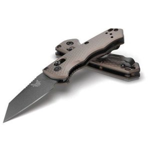 Benchmade 2900BK-1 Auto Immunity 2.5" CPM-M4 Wharncliffe Blade Bronze Scales