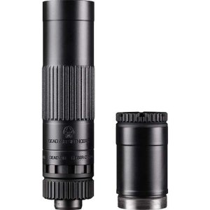 Dead Air MOJAVE9 Modular 9mm Luger Suppressor - Black Titanium/17-4 Stainless Steel/7075-T6 Aluminum - 1.41" - 1/2"-28