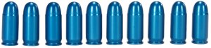 A-Zoom Pistol Metal Snap Caps 380 ACP Blue Package of 10 15313