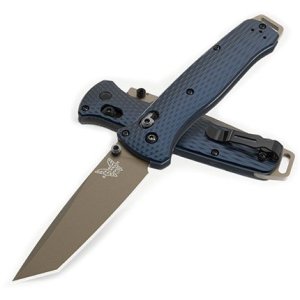 Benchmade 537FE-02 Crater Blue Aluminum Tanto 3.38" M4 Axis Lock