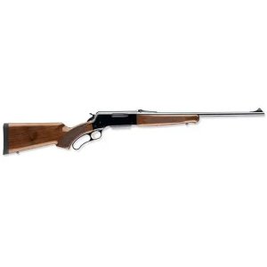 Browning 034009126 BLR Lightweight 30-06 Springfield 4+1 22" Polished Blued Barrel, Polished Black Alloy Receiver, Grade 1 Gloss Black Walnut Pistol Grip Stock, Optics Ready