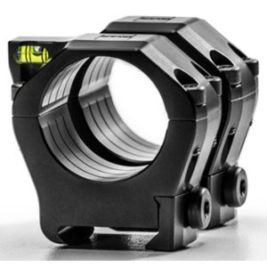 Zeiss Ultralight High Rings 30mm w/ Level - Aluminum 7075-T6 - Mil-Spec Type III Matte Black - 4.41 oz.
