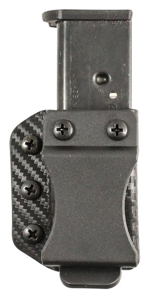 DeSantis A100KJYYZ Persuader Mag Pouch IWB/OWB Black Kydex Clip