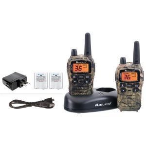 Midland T75VP3 Two-Way Radio Mossy Oak 2 pk. 38-mile range, 36 channels, weather scan, animal call alerts