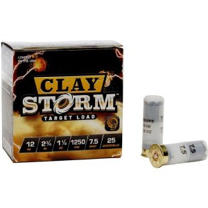 Fiocchi AMMUNITION CLAY STORM 12 GAUGE 2-3/4" 1-1/8OZ #7.5 SHOT 1250 FPS 25/BOX
