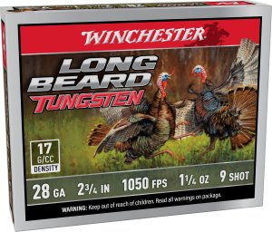 Winchester Long Beard TS17 28ga 2-3/4in 1-1/4oz #9 Tungsten 5rd